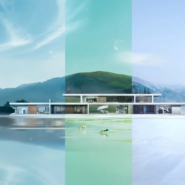 大金寰域系列全屋空气与湿度管理场景